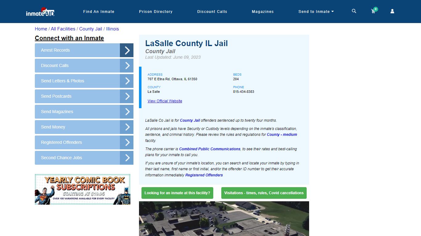 LaSalle County IL Jail - Inmate Locator - Ottawa, IL